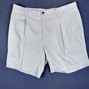 Tommy Bahama Shorts Mens 40 Khaki Chino Short 100% Silk Beach Casual